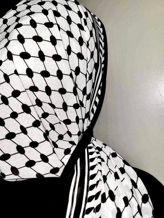 Kuffiyeh Chiffon Hijab