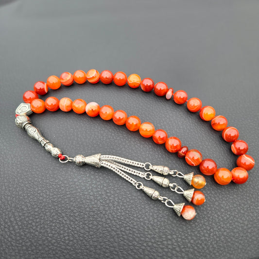 Red Agate Tasbih