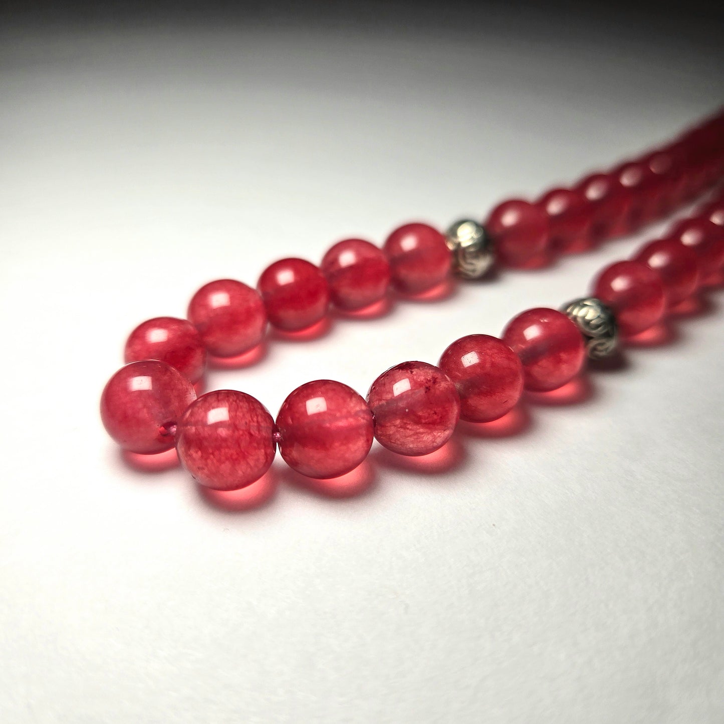 Women's Pink Natural stone Tasbih