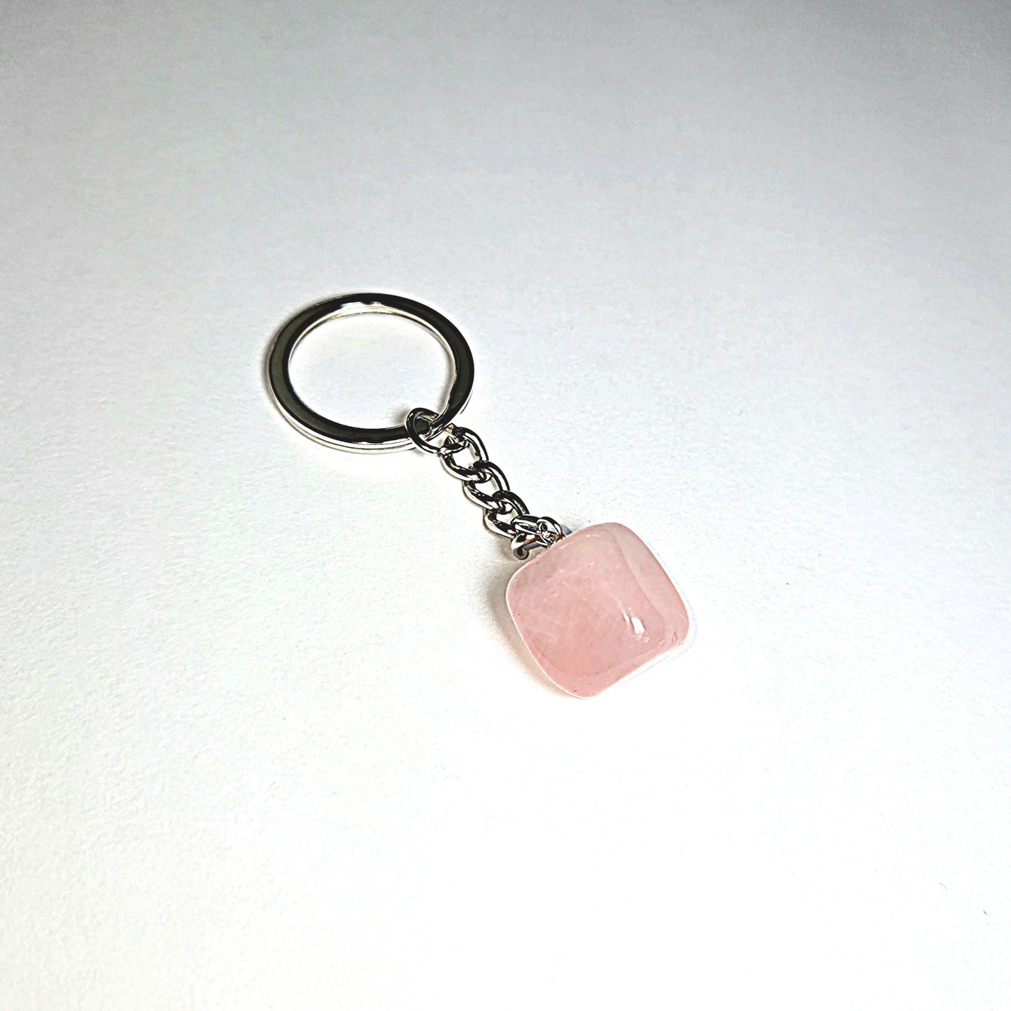 Rose Quartz Keychain