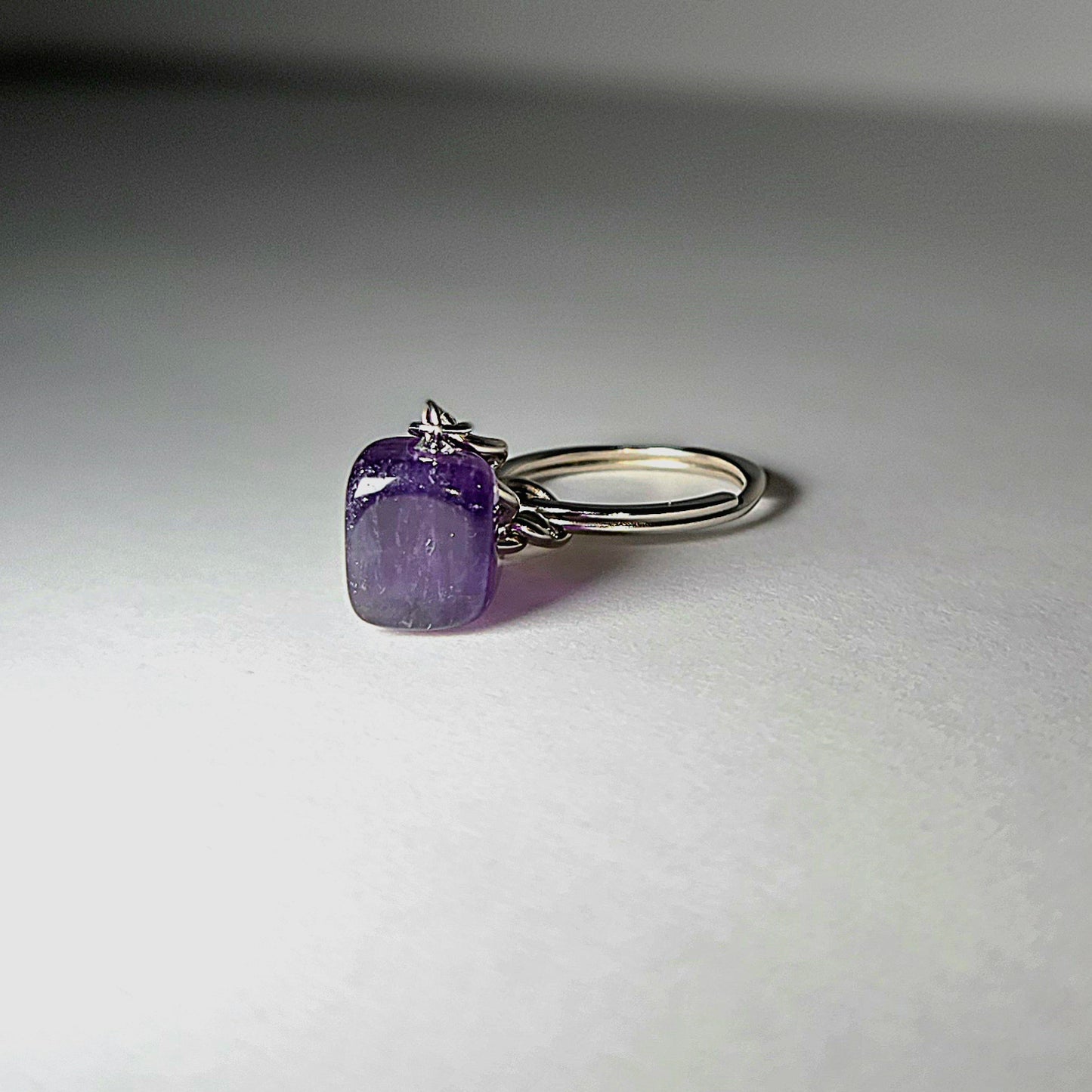 Amethyst Keychain