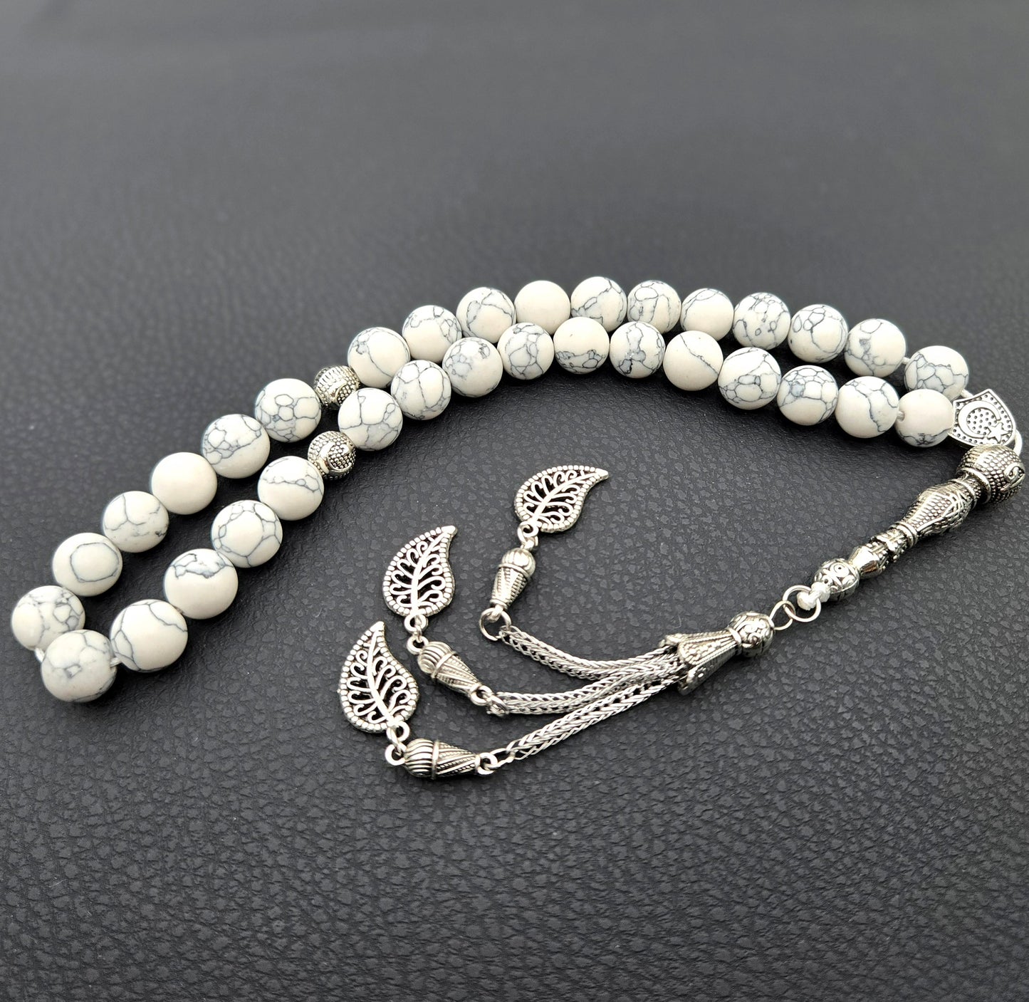 White Howlite Tasbih