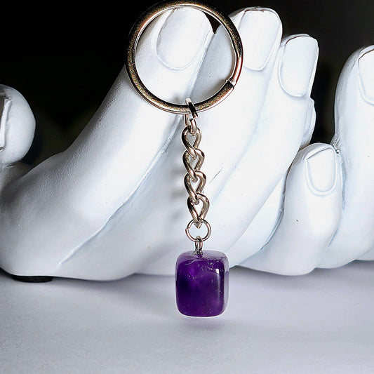 Amethyst Keychain