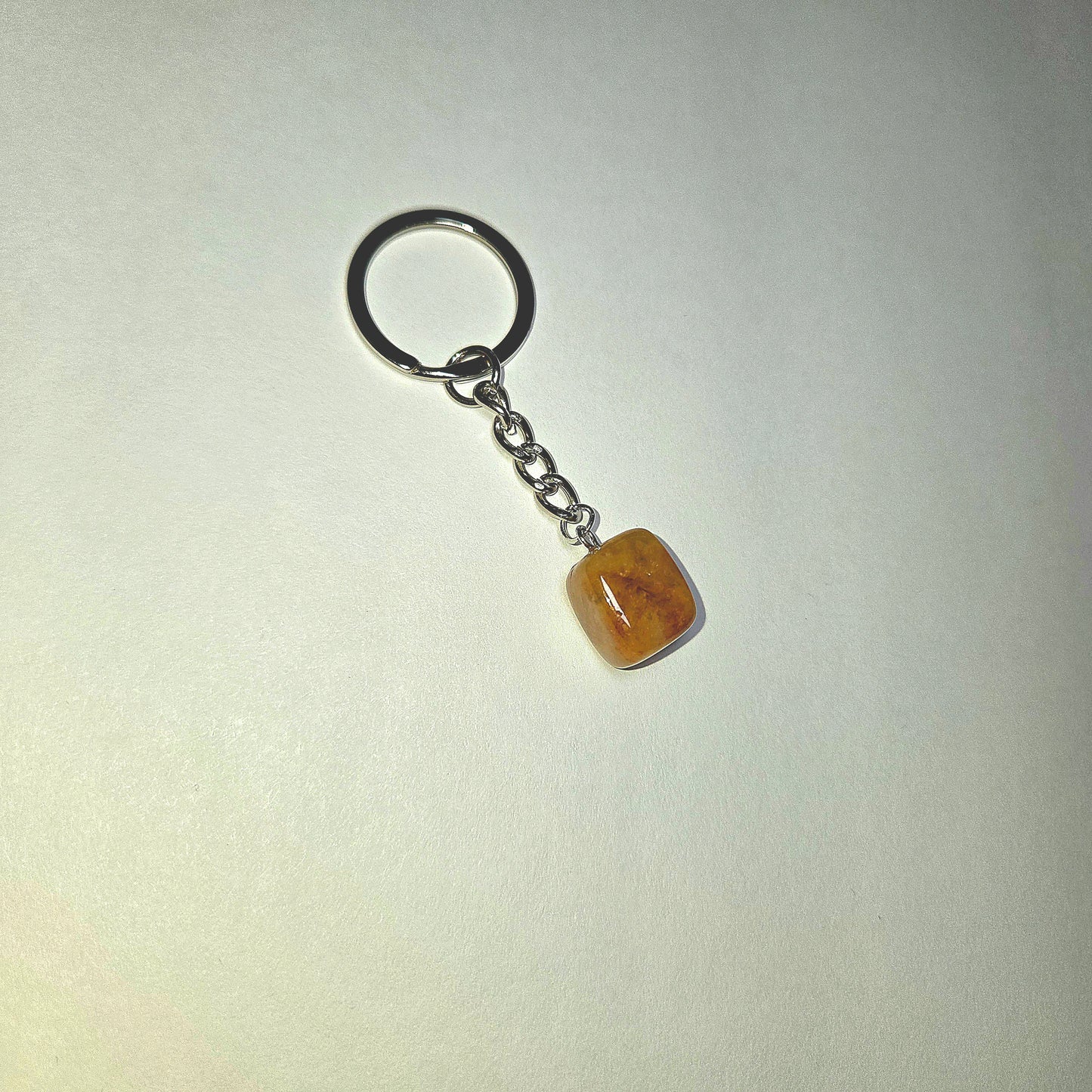 Yellow Jade Keychain